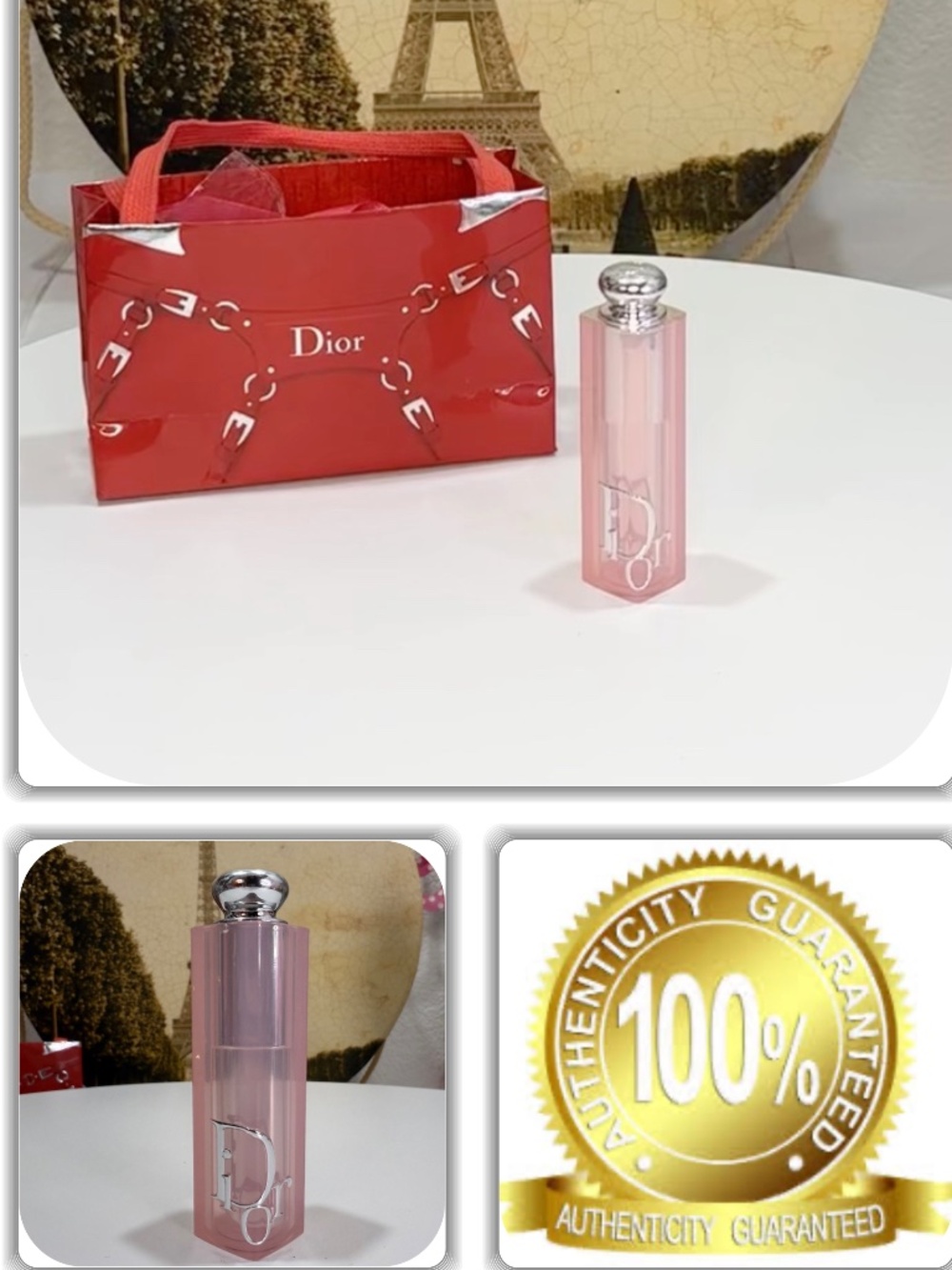 GORGEOUS NWT-CHRISTIAN DIOR ADDICT PINK LIP LOSS 001 (MADE IN FRANCE)